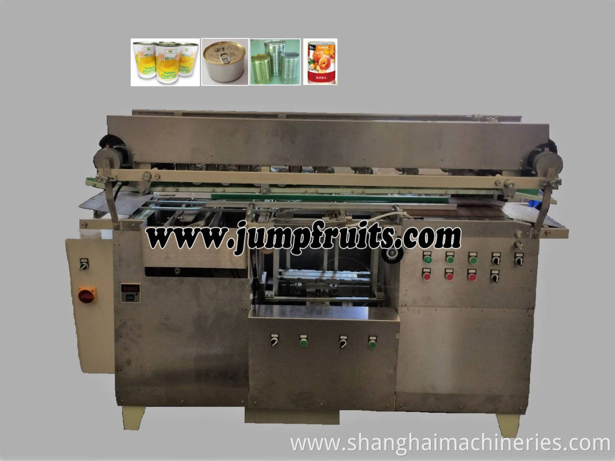 composite can wet glue paper labelling machine for can